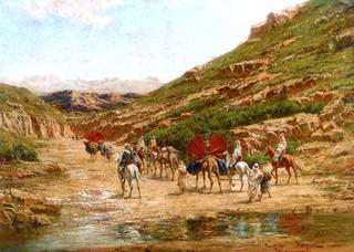 Caravan in the Desert