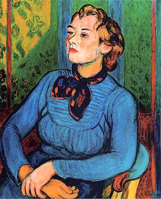 Woman in a Blue Pullover