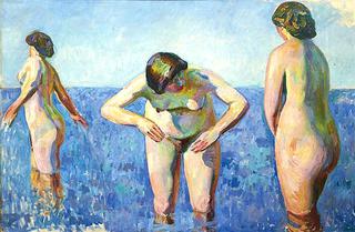 Three Bathers