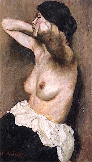 Half-Length Female Nude
