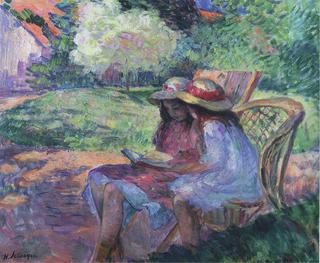 Reading in the park