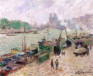 The Port Henri IV, Paris