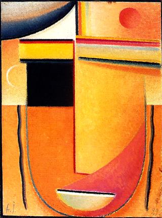 Abstract Head: Warm Light I