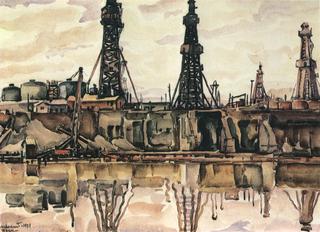 Oil Wells in Baku