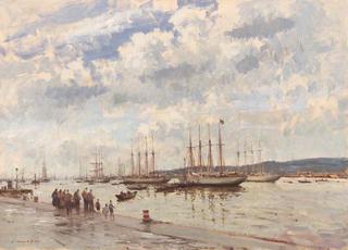 Bacalhoeiros on the Tagus, Portugal
