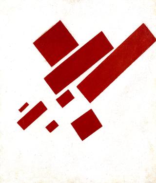至高无上的绘画，八个红色矩形