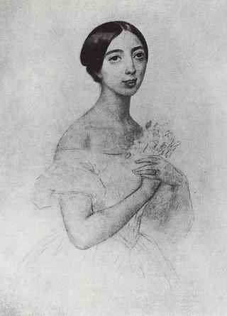 Portrait of Singer Pauline Viardot-Garcia