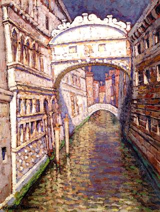Bridge of Sighs, Sunshine, Dramatic Sky