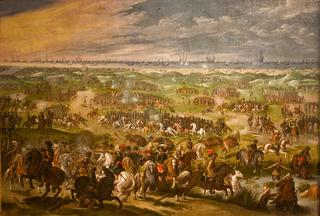 Battle of Nieuport, July 2, 1600 during the War of Eighty years.