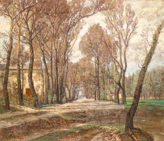 By the artist‘s studio, Prater