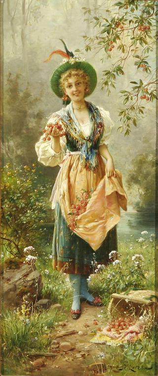 Girl in Native Dress
