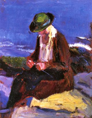 Woman, Monhegan Island