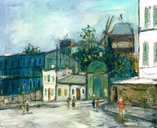 The Moulin de la Galette in Montmartre