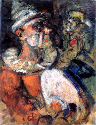 Clown with Marionette