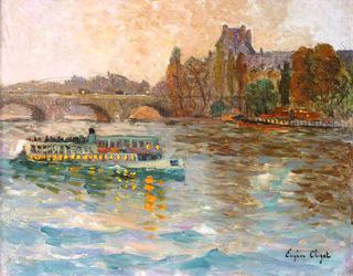Le Louvre Bateau-mouche sur la Seine
