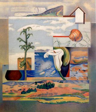 Landscape with Arum Lily