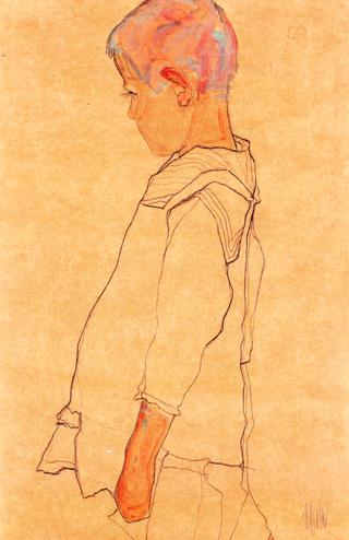 Profile of a Child from the Left Side