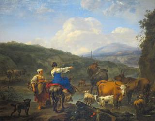 Cattle at a Watering Place