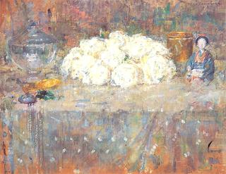 Still-life with White Flowers