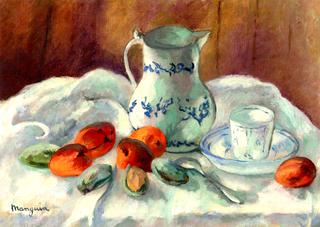 Apricots, Almonds and White Pot