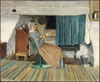 An Old Fire-Place Granny