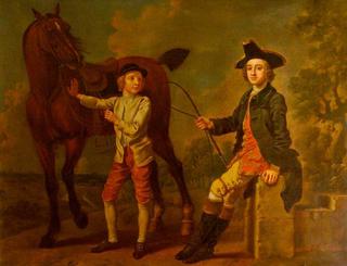 A Gentleman with a Horse and Groom