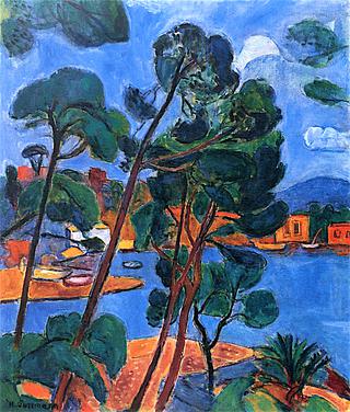 Landscape with Pine Trees