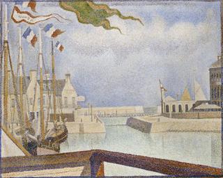 View of Port-en-Bessin