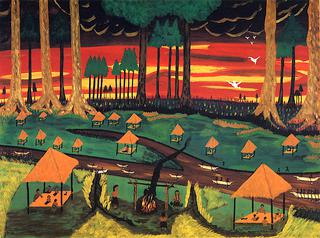Seminole Village Deep in the Everglades