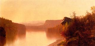 Autumn Lake Scene