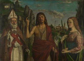 Saints Zeno and John the Baptist and a Female Martyr