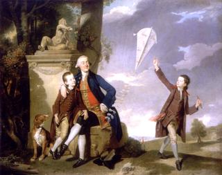 George Fitzgerald with His Sons George and Charles