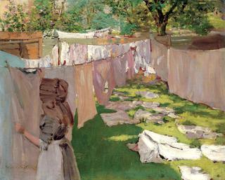 Wash Day - A Back Yard Reminiscence of Brooklyn