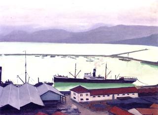 Freighters in Port