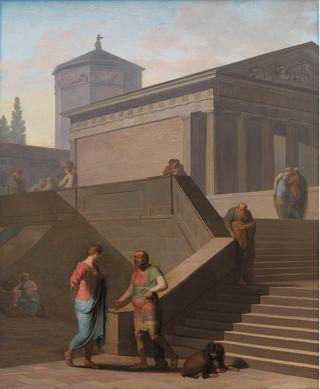 Pamphilius and His Servant Davus (from Terence's "Andrea")