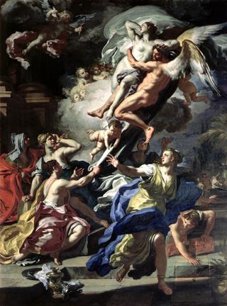 Boreas Abducting Oreithyia, Daughter of Erechteus