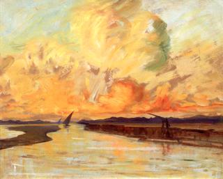 Evening Rays over the Nile