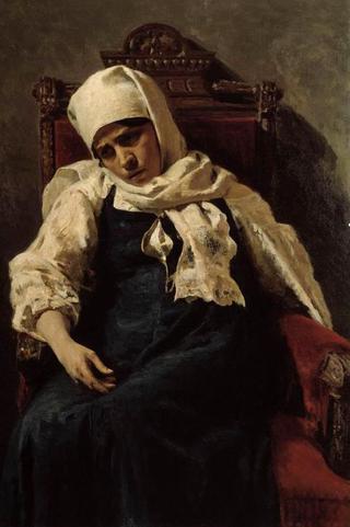 Portrait of Actress Pelageya Strepetova as Elizaveta