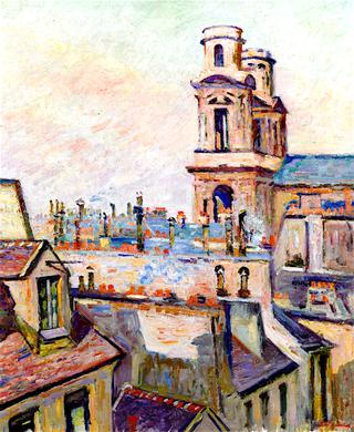 The Eglise Saint-Sulpice in Paris