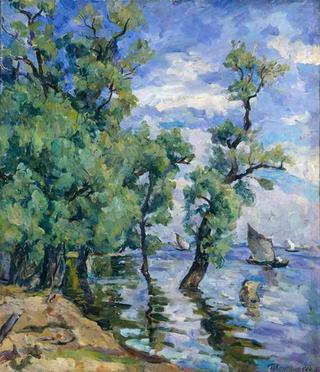 Willows on the Volkhov River