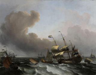 Storm on the Dutch Coast