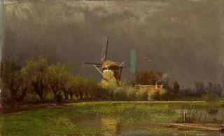 Landscape with Mill