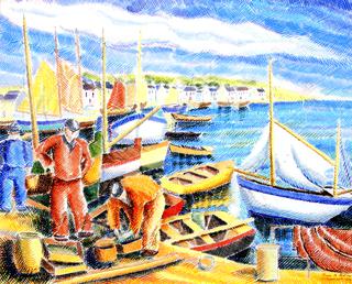 Fishermen on the Bridge at Camaret