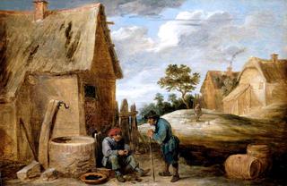A Peasant Eating Mussels