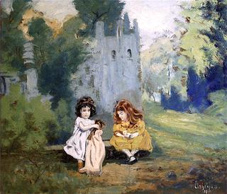 Two Children at Play