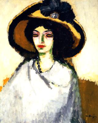 Woman in a Large Hat