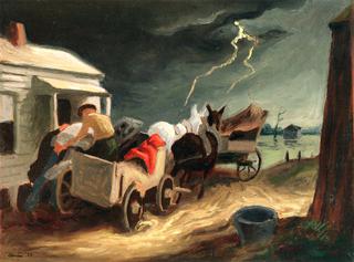 Missouri Spring (study for Spring on the Missouri)