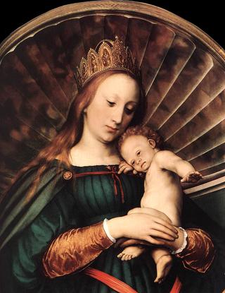 Darmstadt Madonna [detail]