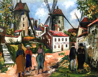 The Old Mills of la Galette, Montmartre