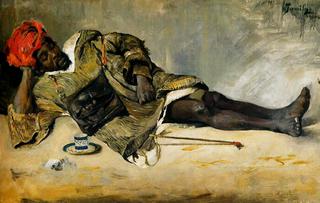 Homme allongé (Tanger)